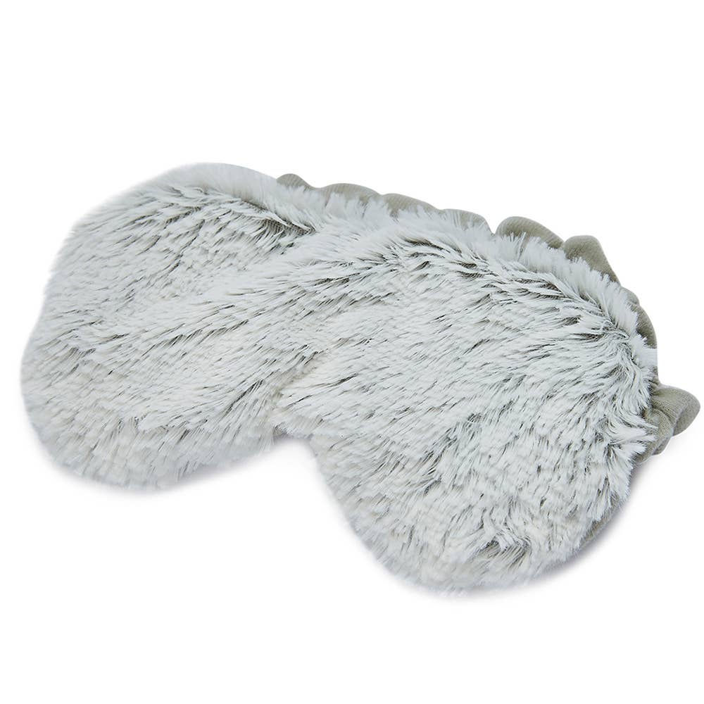 Marshmallow Gray Warmies Eye Mask