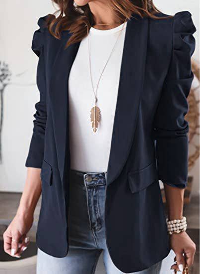 Long Sleeve Lapel Blazer丨S-2XL