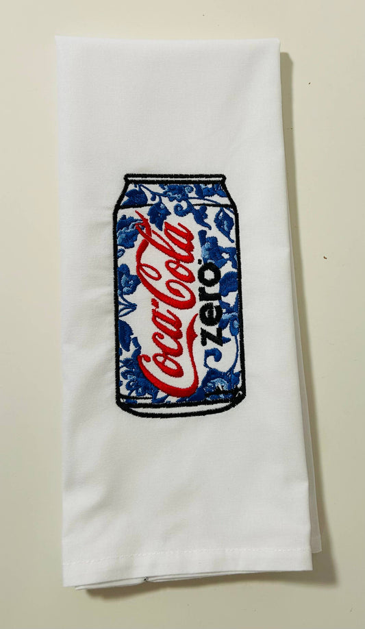 Towel - Chinoiserie Coca Cola Coke Zero