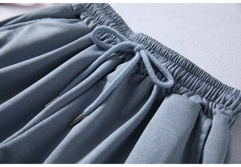 Athleisure Elastic waist sweat short