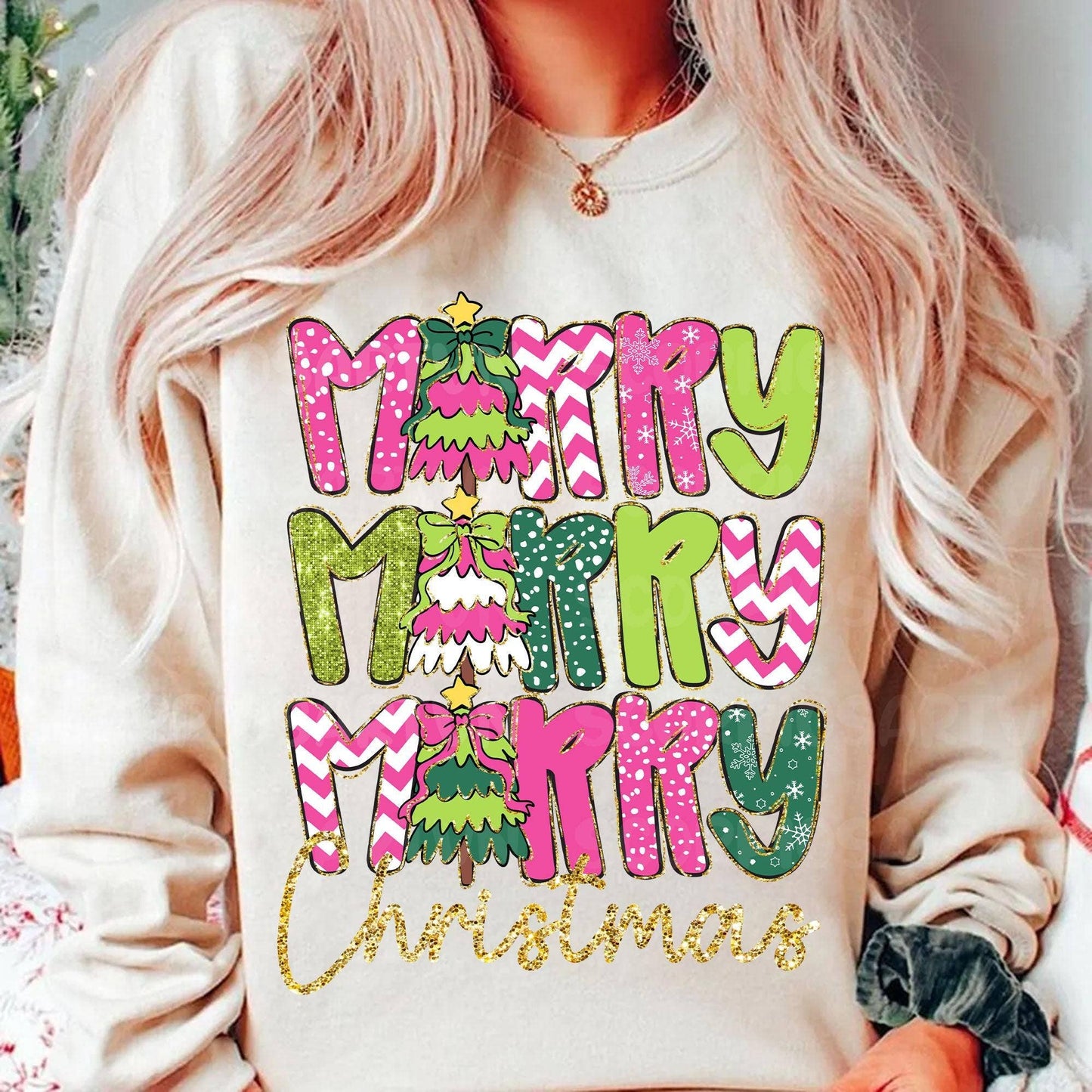 Merry Christmas Shirt, Christmas Coquette Bow Sweater