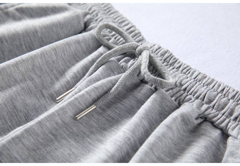 Athleisure Elastic waist sweat short