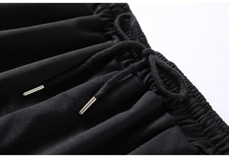 Athleisure Elastic waist sweat short