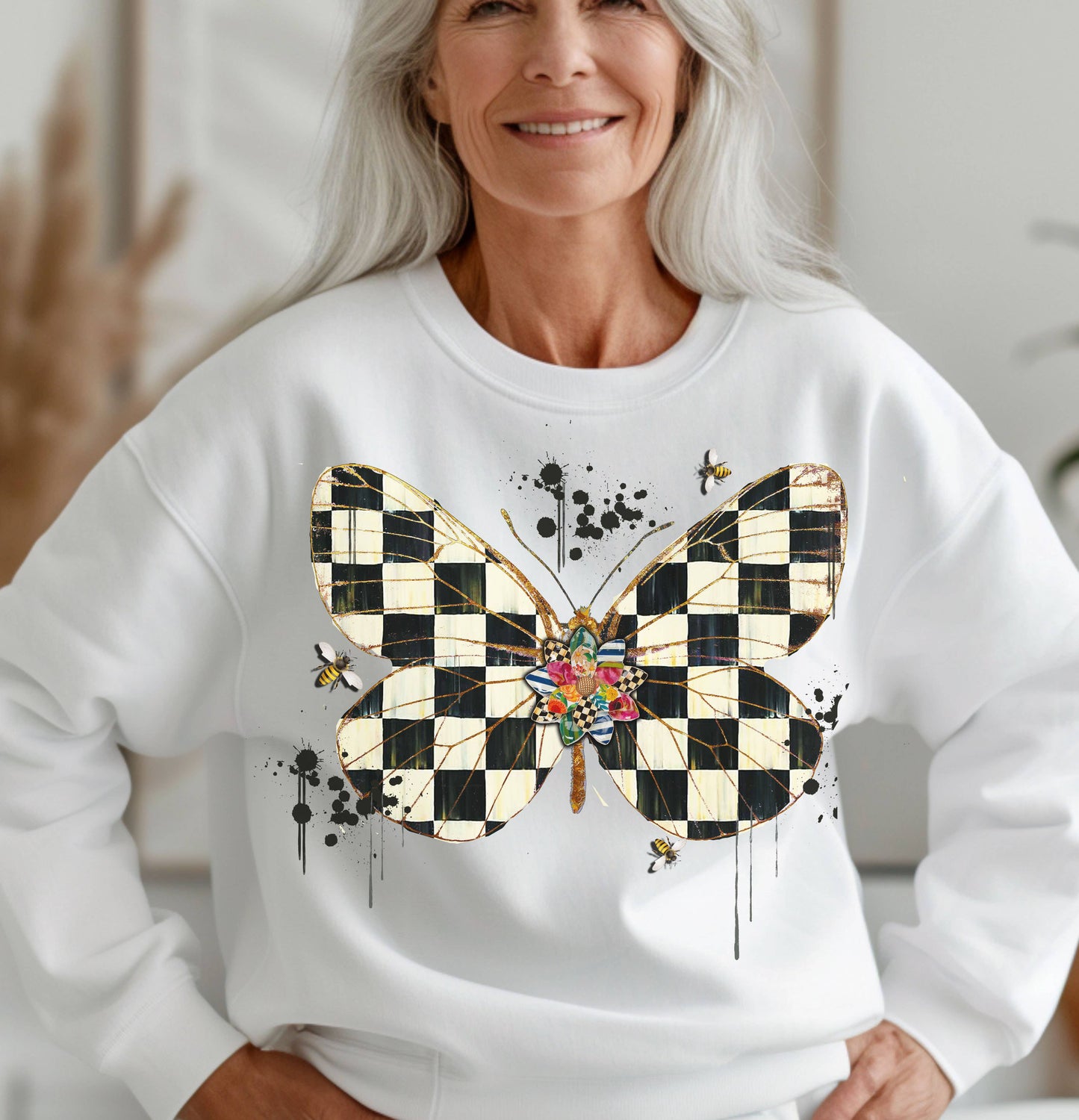 Checker Fly Tee, Tank, Sweatshirt, Crop, Crop Hoodie,