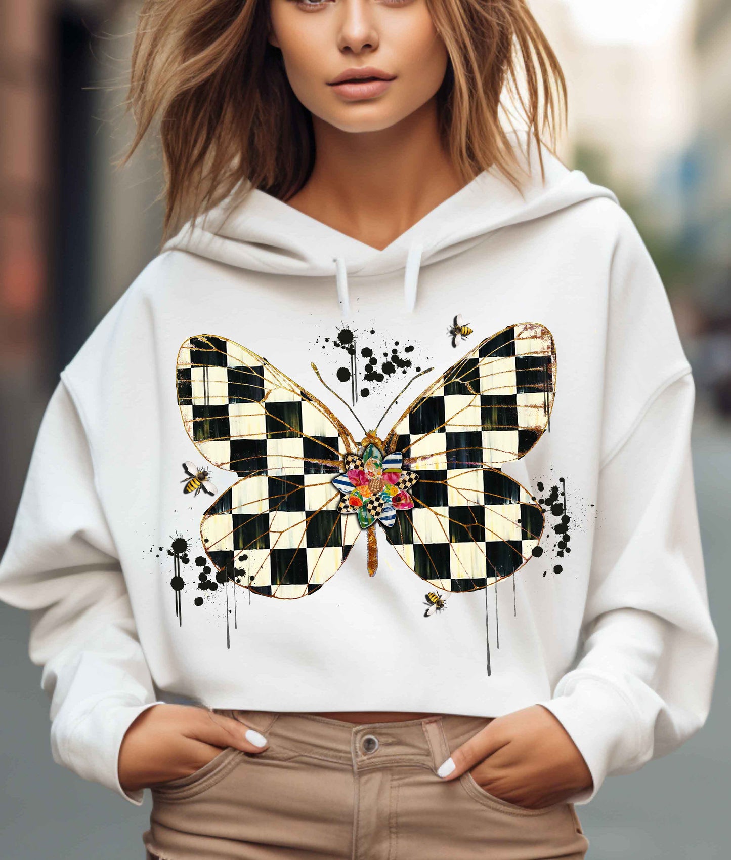 Checker Fly Tee, Tank, Sweatshirt, Crop, Crop Hoodie,