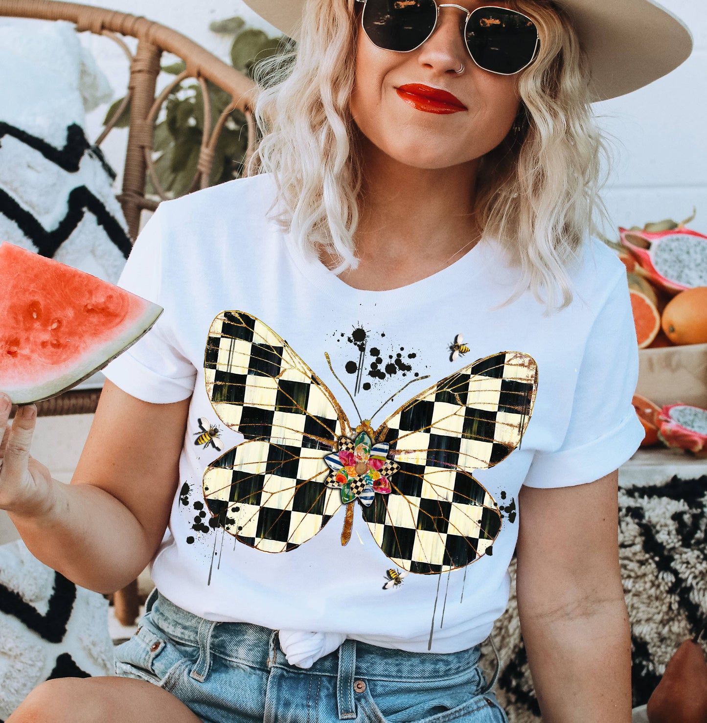 Checker Fly Tee, Tank, Sweatshirt, Crop, Crop Hoodie,