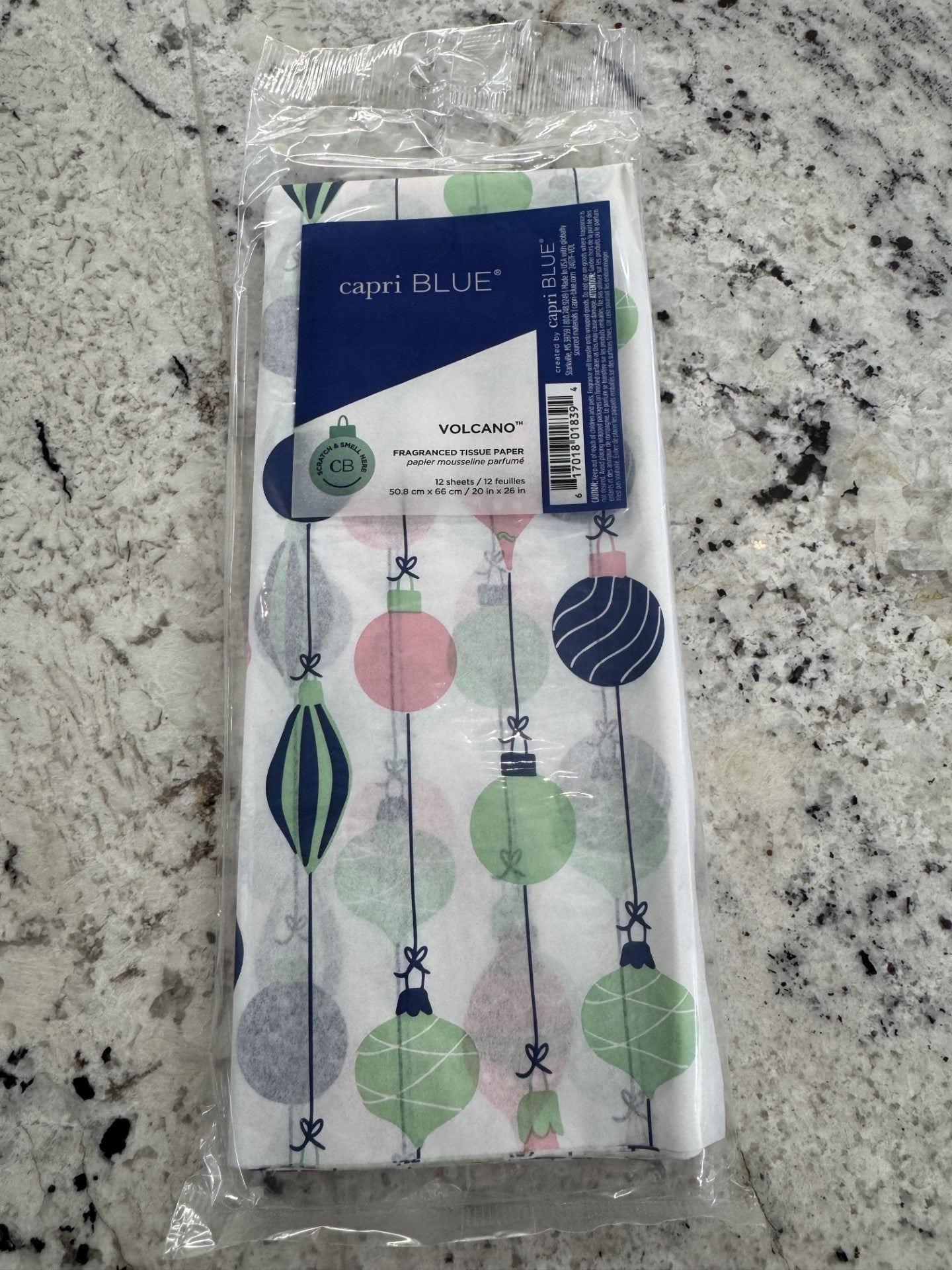 Capri Blu Tissue Paper